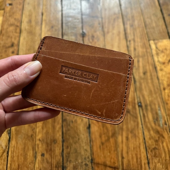 Parker Clay Clayton Card Wallet - Rust Brown - Picture 4 of 4